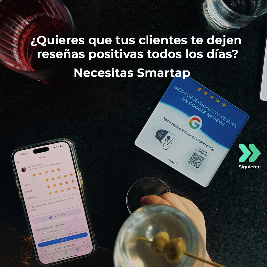 Tarjeta de reseñas Google